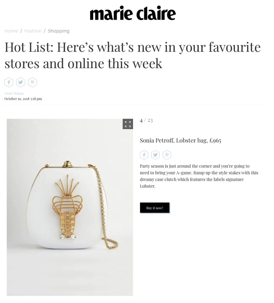 Marie Claire Website