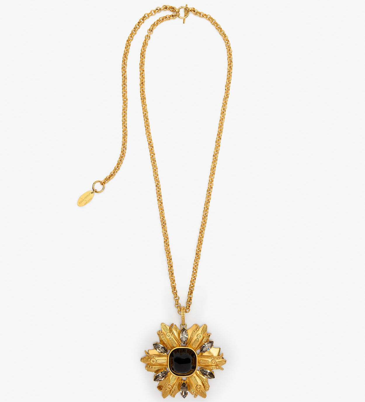 Black Lily Pendant Sonia Petroff 