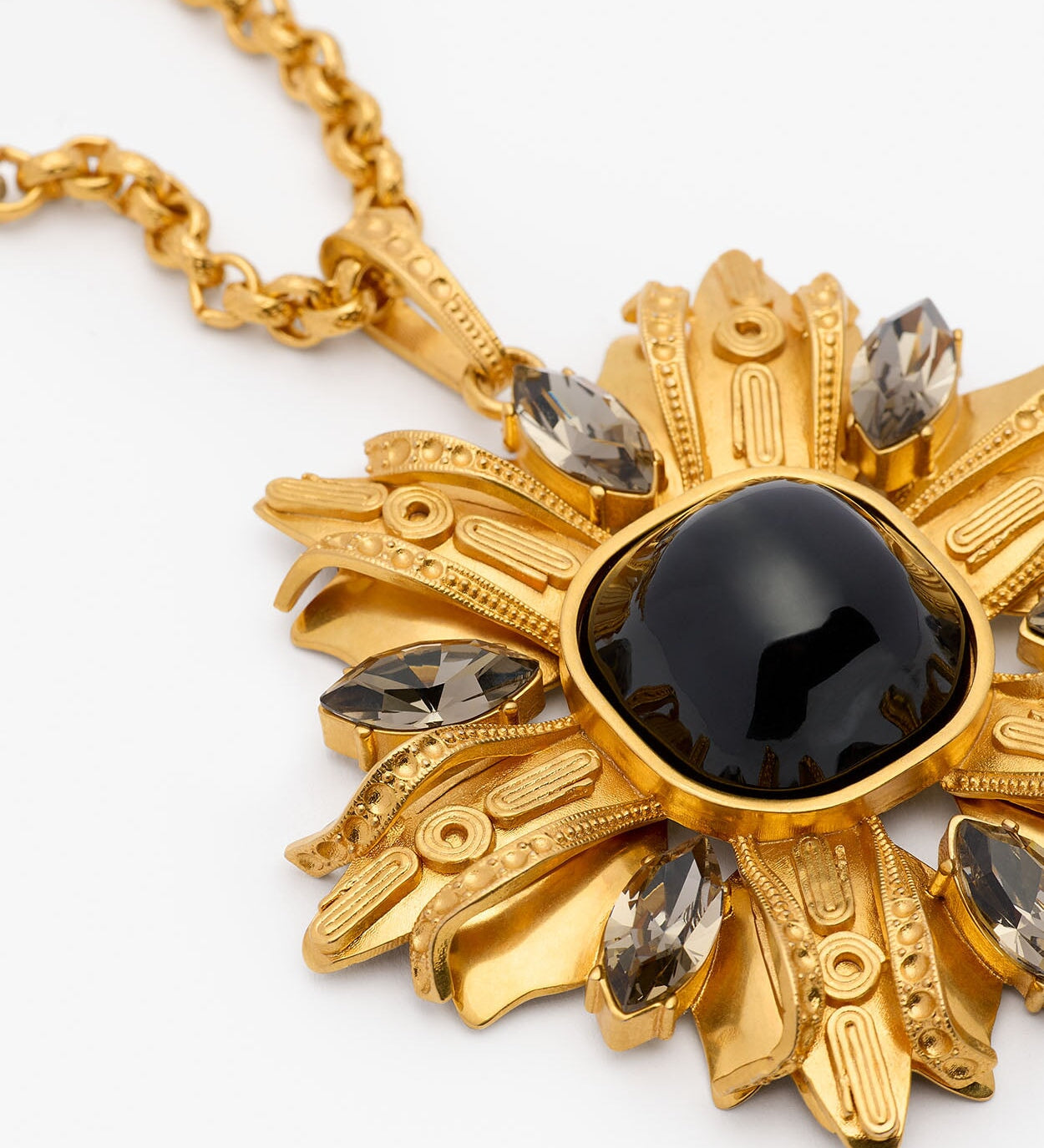 Black Lily Pendant Sonia Petroff 