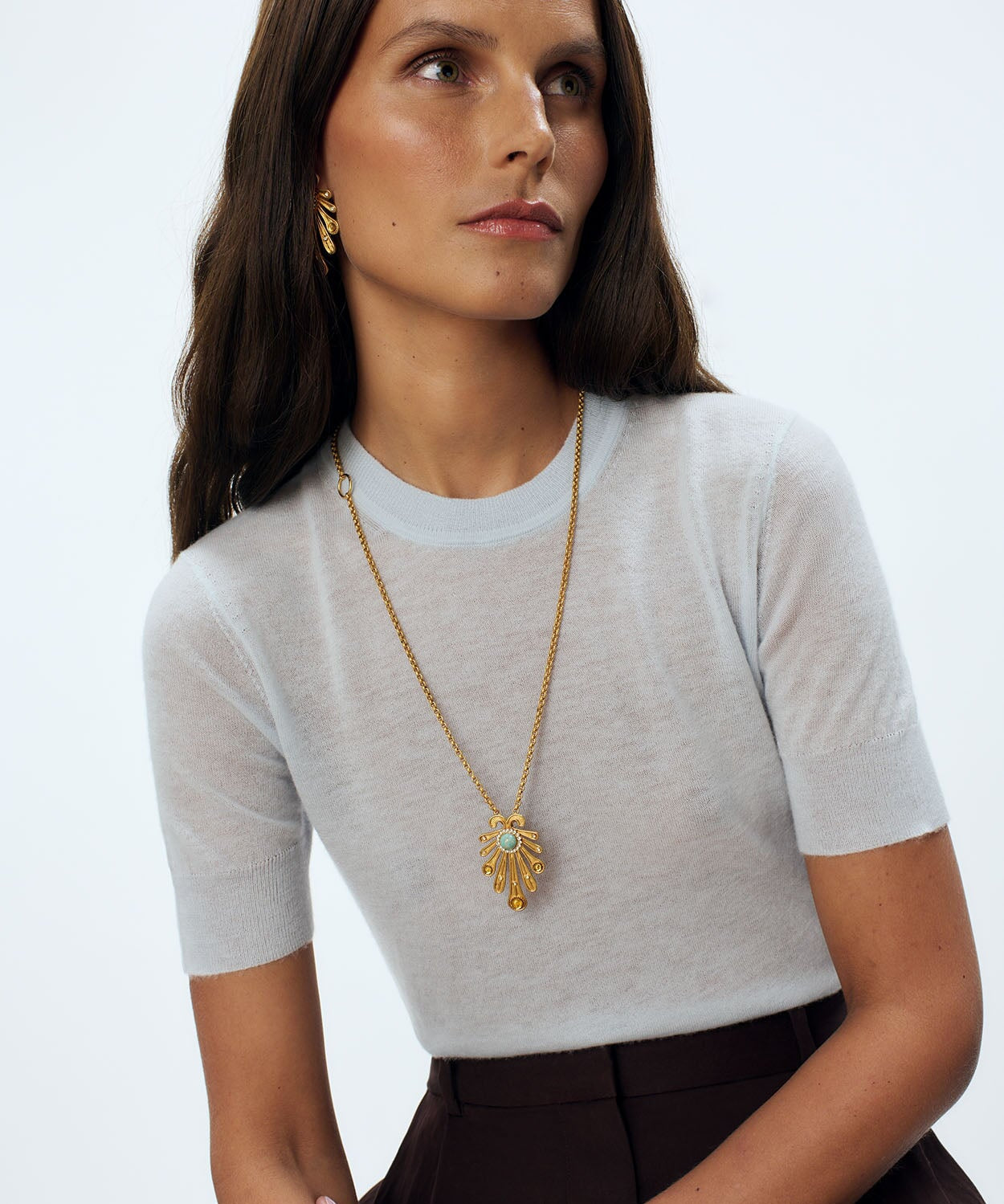 Kiss Fish Necklace Sonia Petroff 