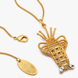 Lobster Necklace Pendant Sonia Petroff 
