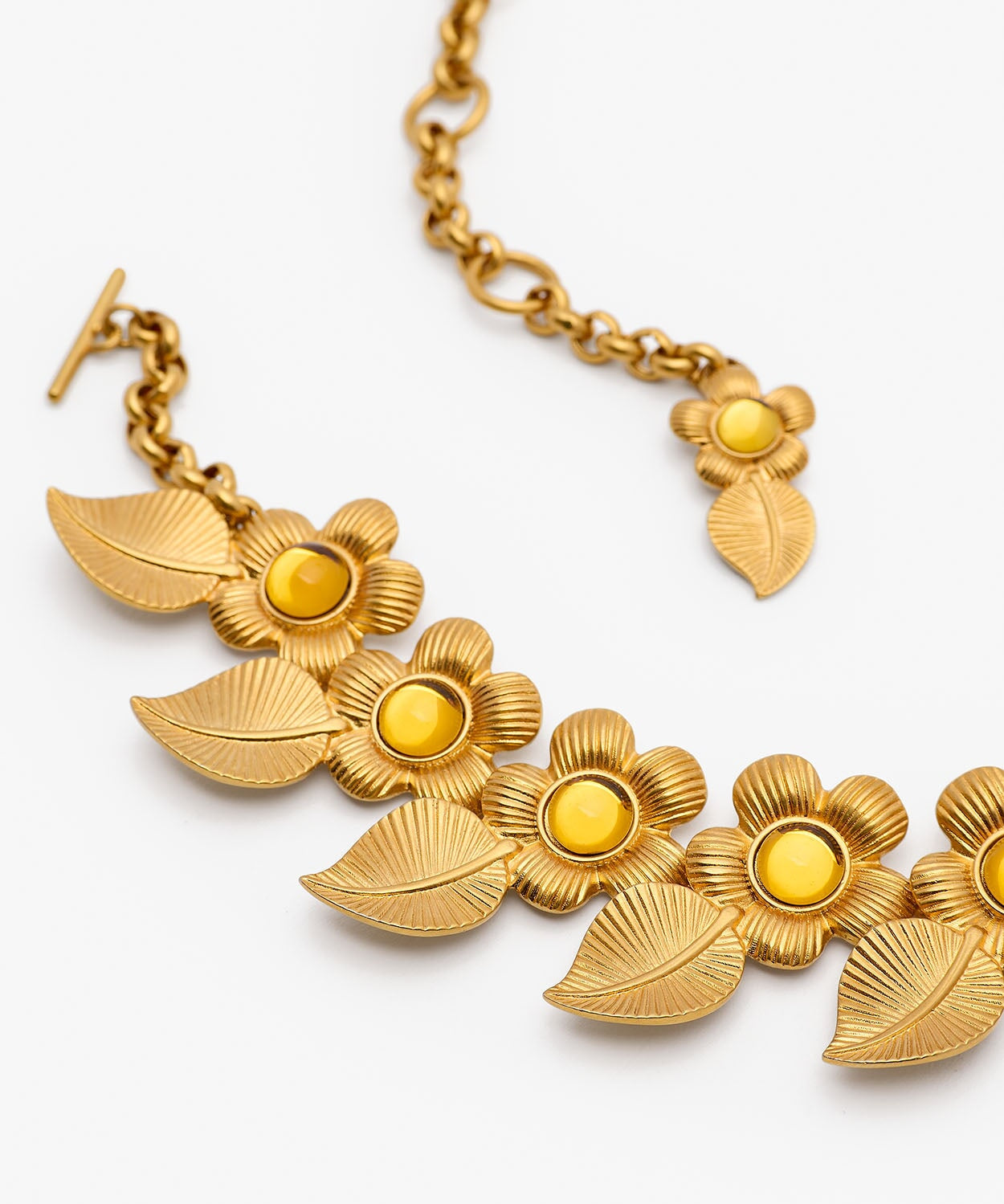 Retro Flower Necklace Sonia Petroff 
