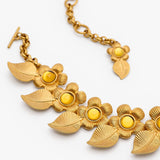 Retro Flower Necklace Sonia Petroff 