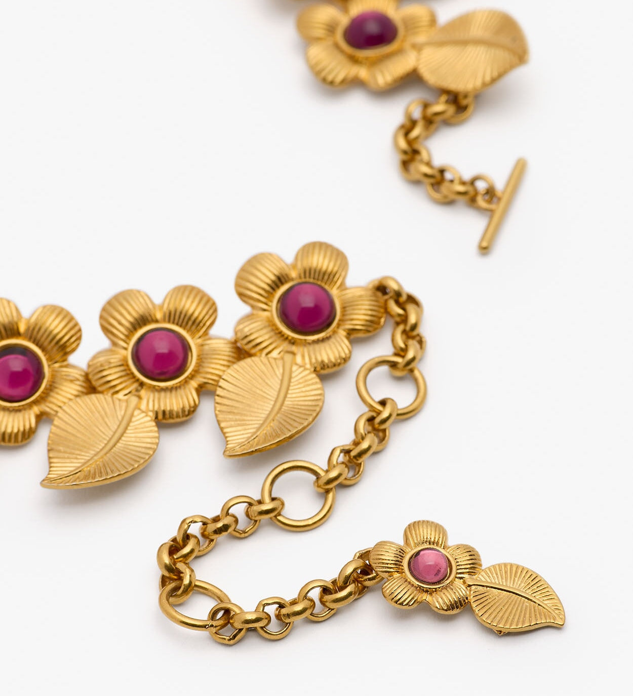 Retro Flower Necklace Sonia Petroff 