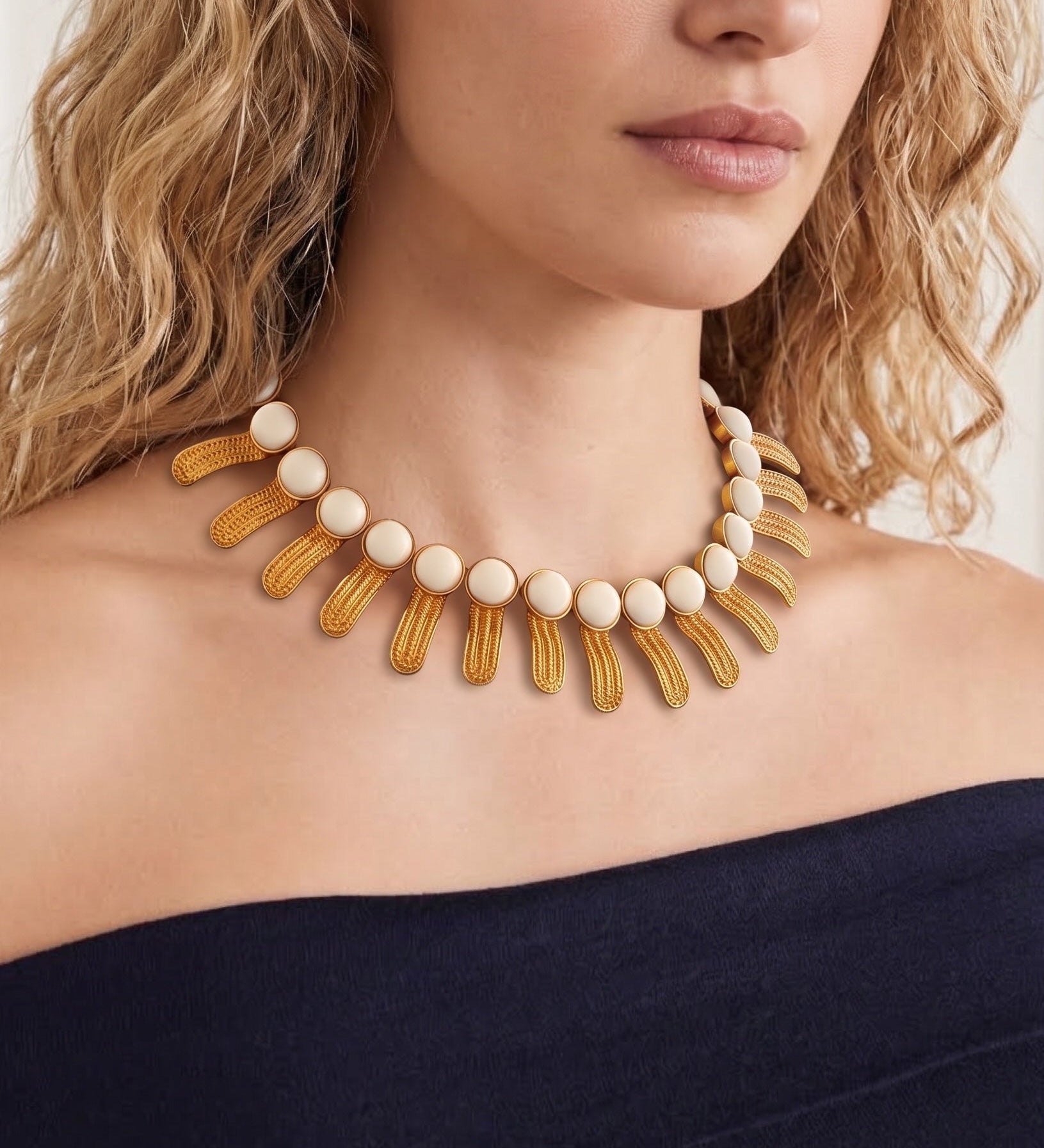 Orofina Collar Necklace Sonia Petroff 