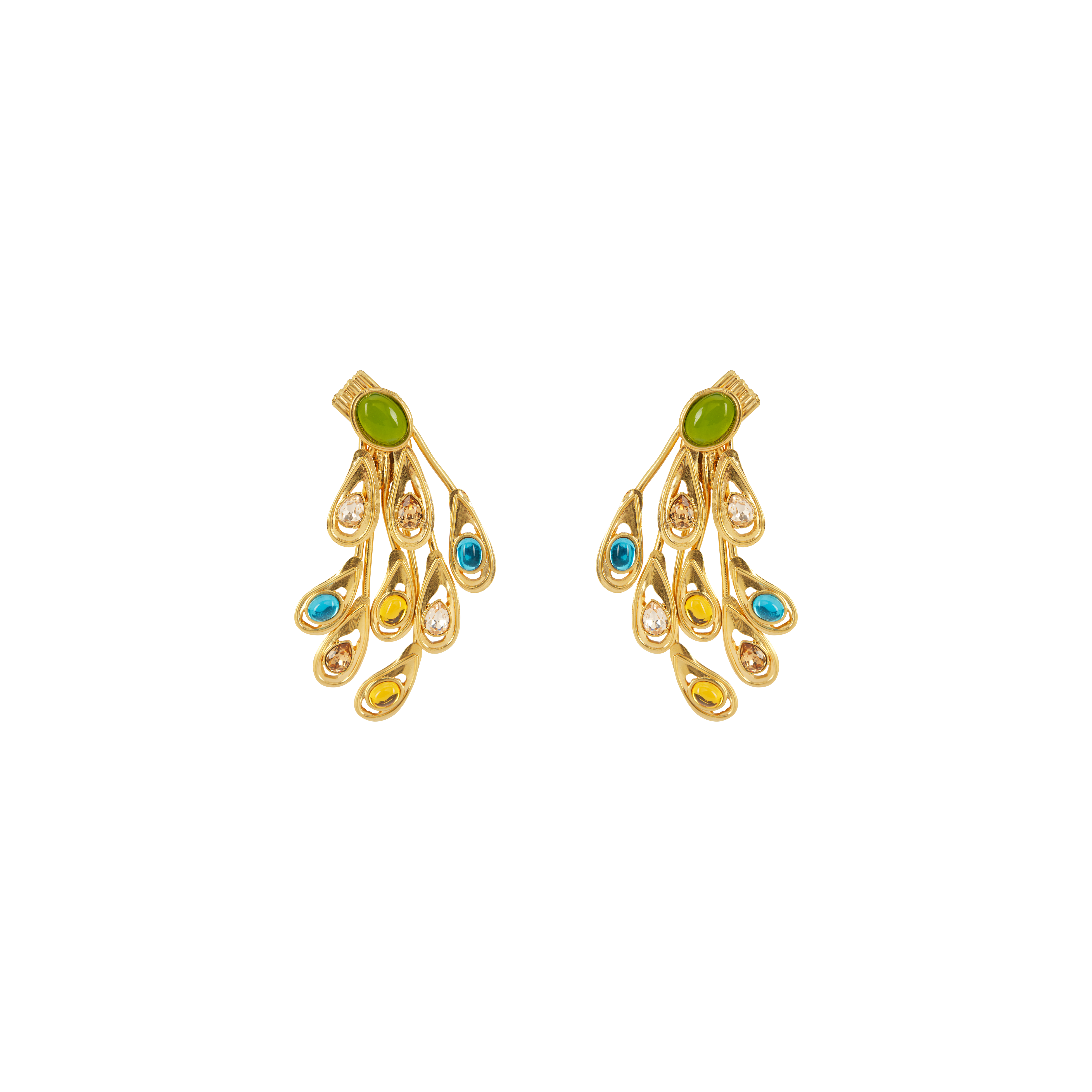 Pavone Earrings Large Sonia Petroff 