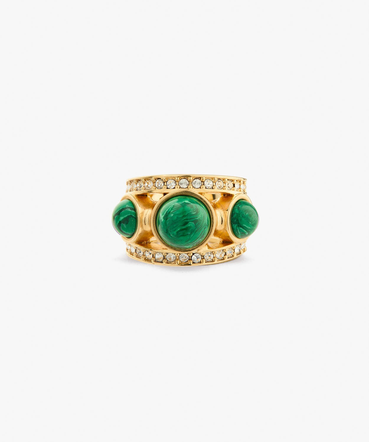 Cascata Pinky Ring - Green Sonia Petroff 