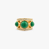 Cascata Pinky Ring - Green Sonia Petroff 
