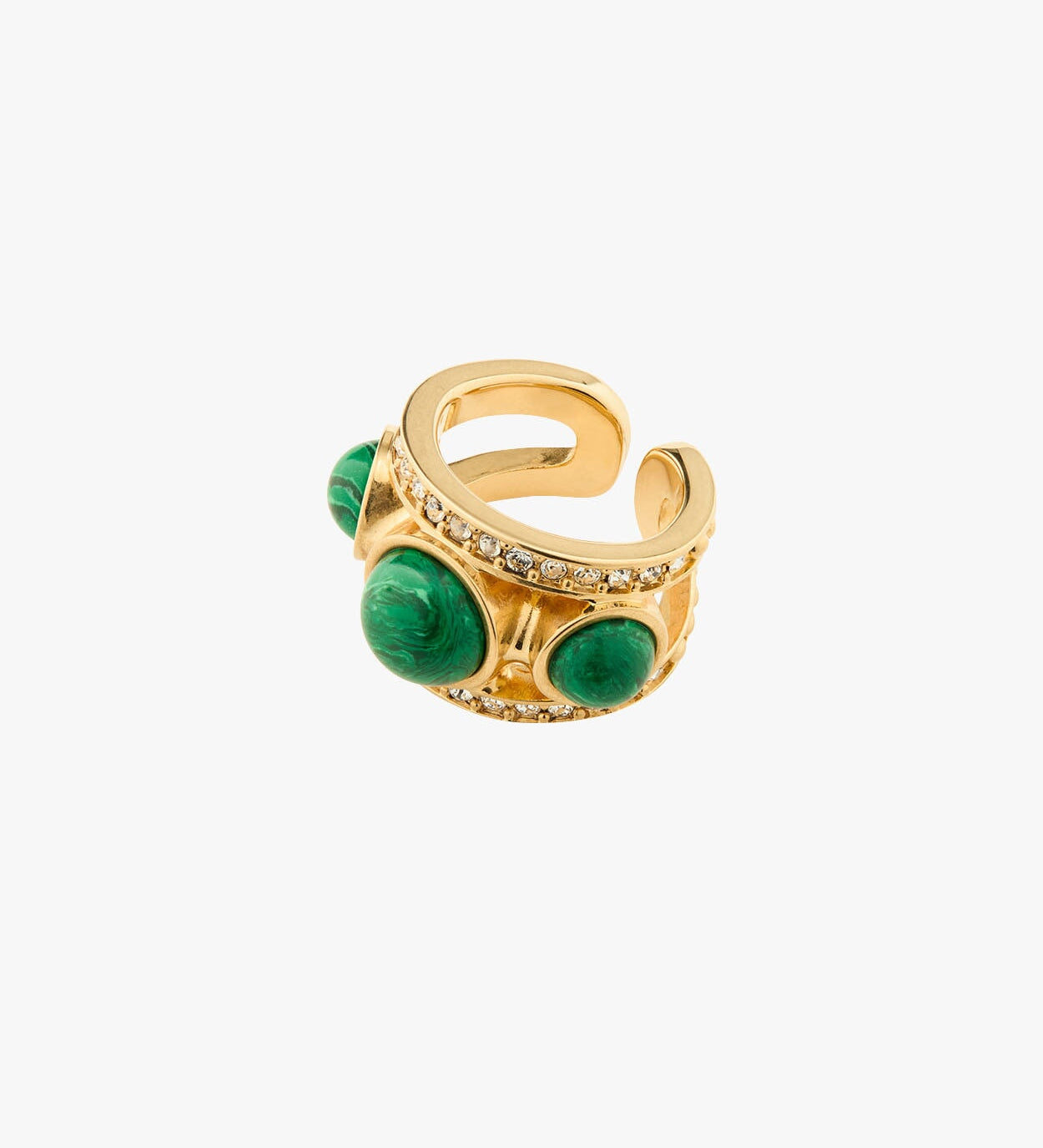 Cascata Pinky Ring - Green Sonia Petroff 