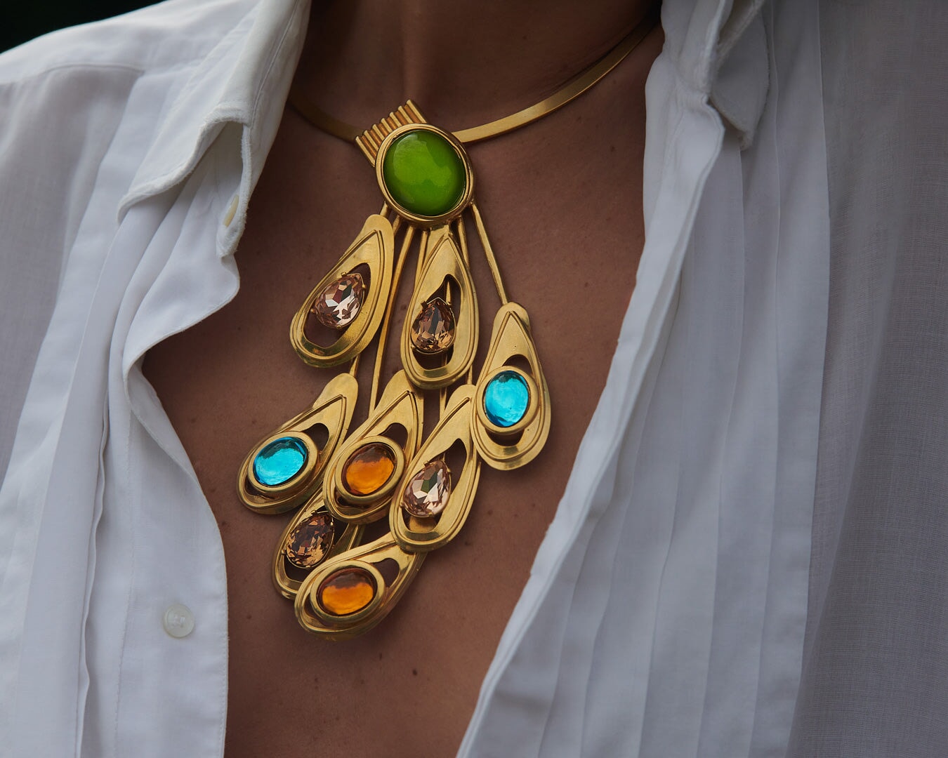 Pavone Necklace Sonia Petroff 