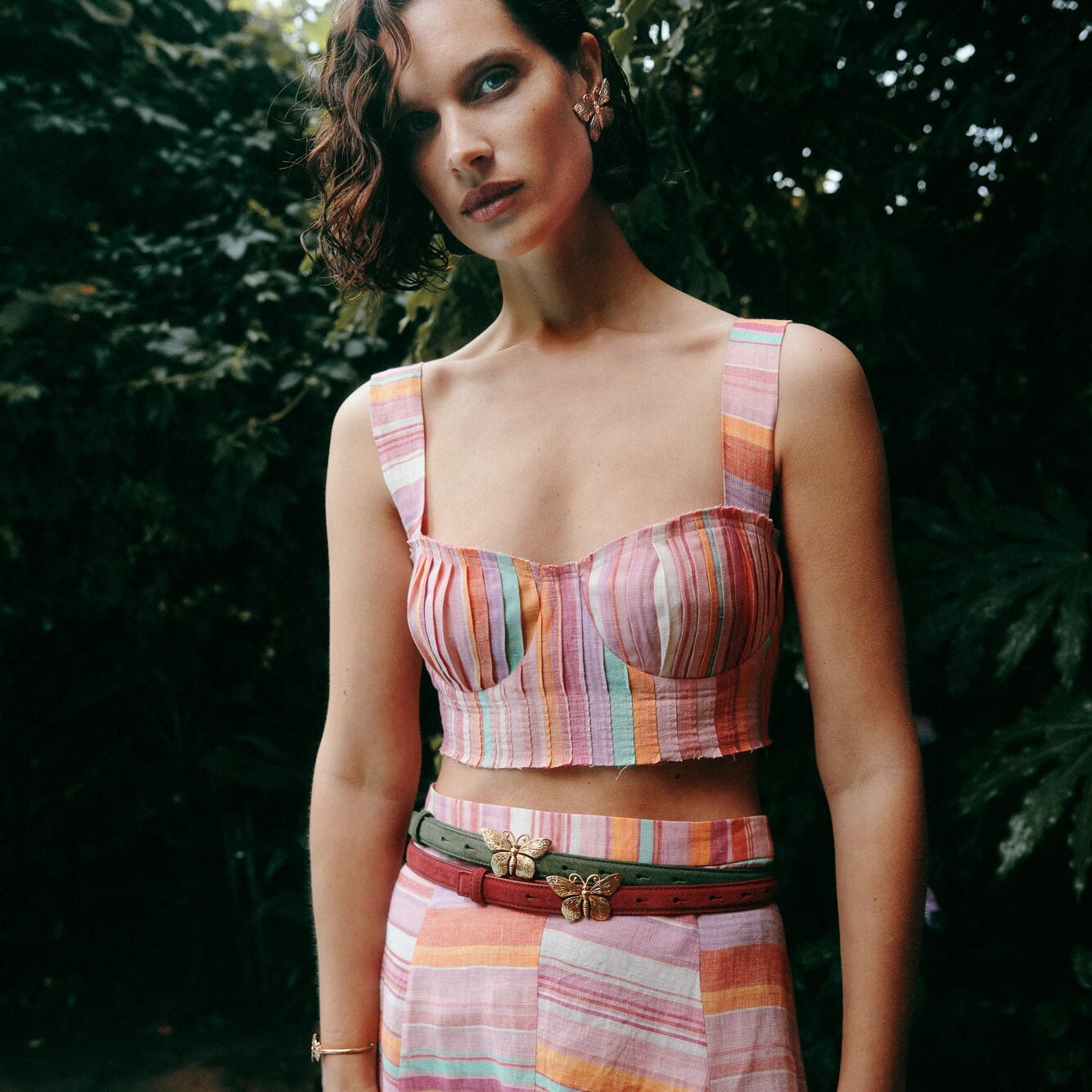 Farfalla Belt - Green Sonia Petroff 