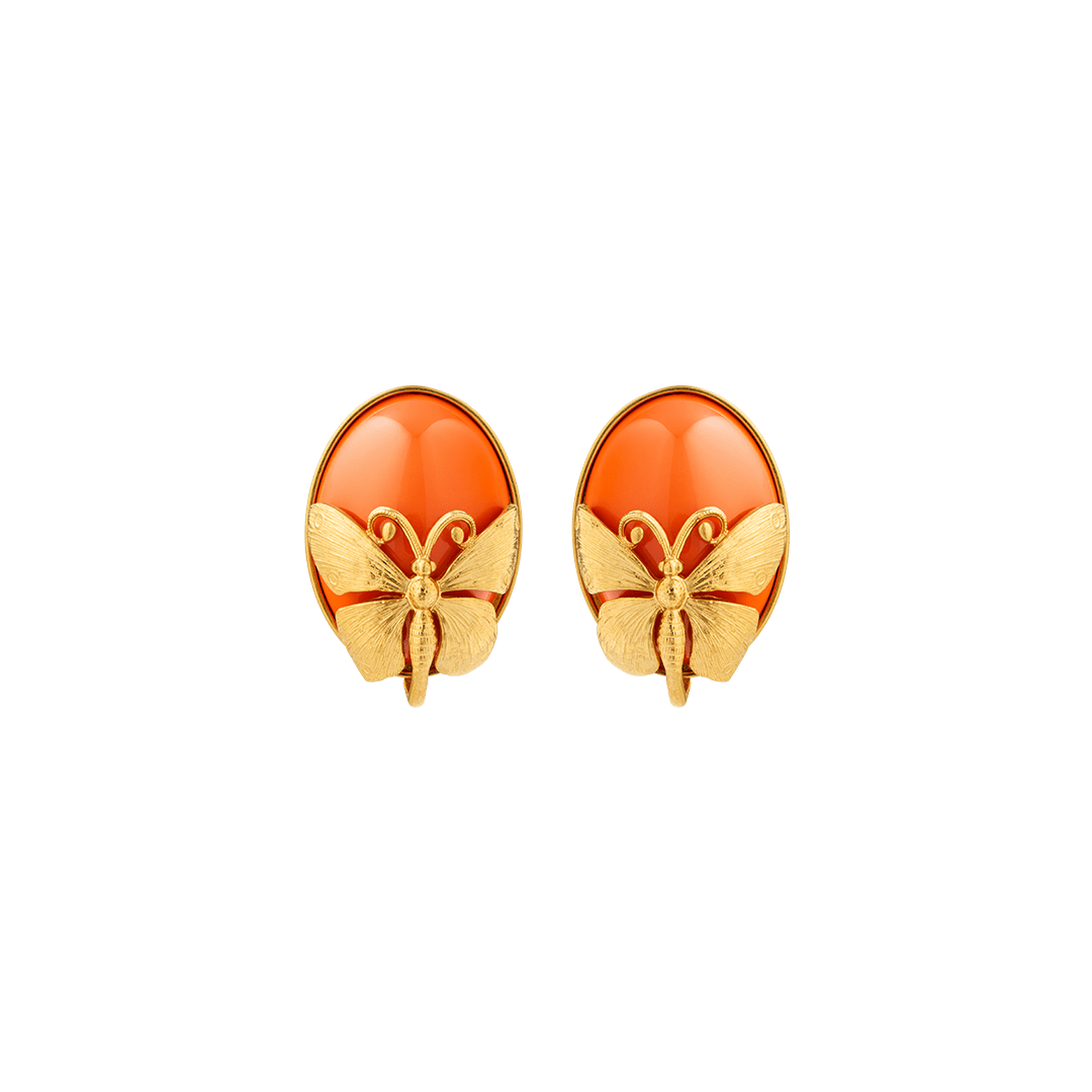 Farfalla Button Earings Sonia Petroff