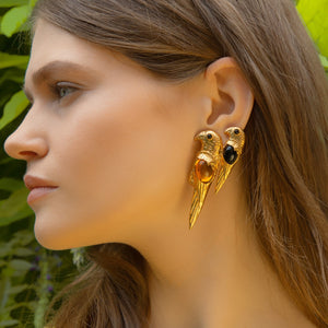 Load image into Gallery viewer, Parrot Earrings
