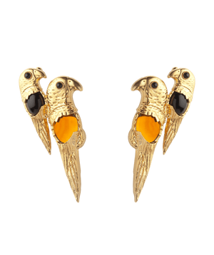 Load image into Gallery viewer, Parrot Luxury Earrings Sonia Petroff gb 

