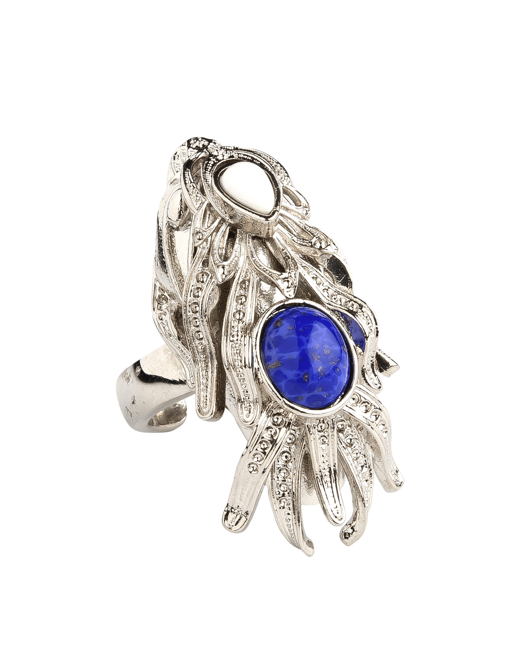 Silver Dragonfish Luxury Ring Sonia Petroff 14 gb 