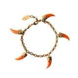 Kabila anklet-coral
