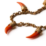 Kabila anklet-coral