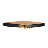 Lobster Belt Narrow Black Sonia Petroff S/M 70cm to 85cm gb 