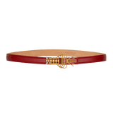 Lobster Belt Narrow Red Sonia Petroff S/M 70cm to 85cm gb 