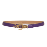 Lobster Belt Narrow Mauve Sonia Petroff S/M 70CM TO 85CM gb 