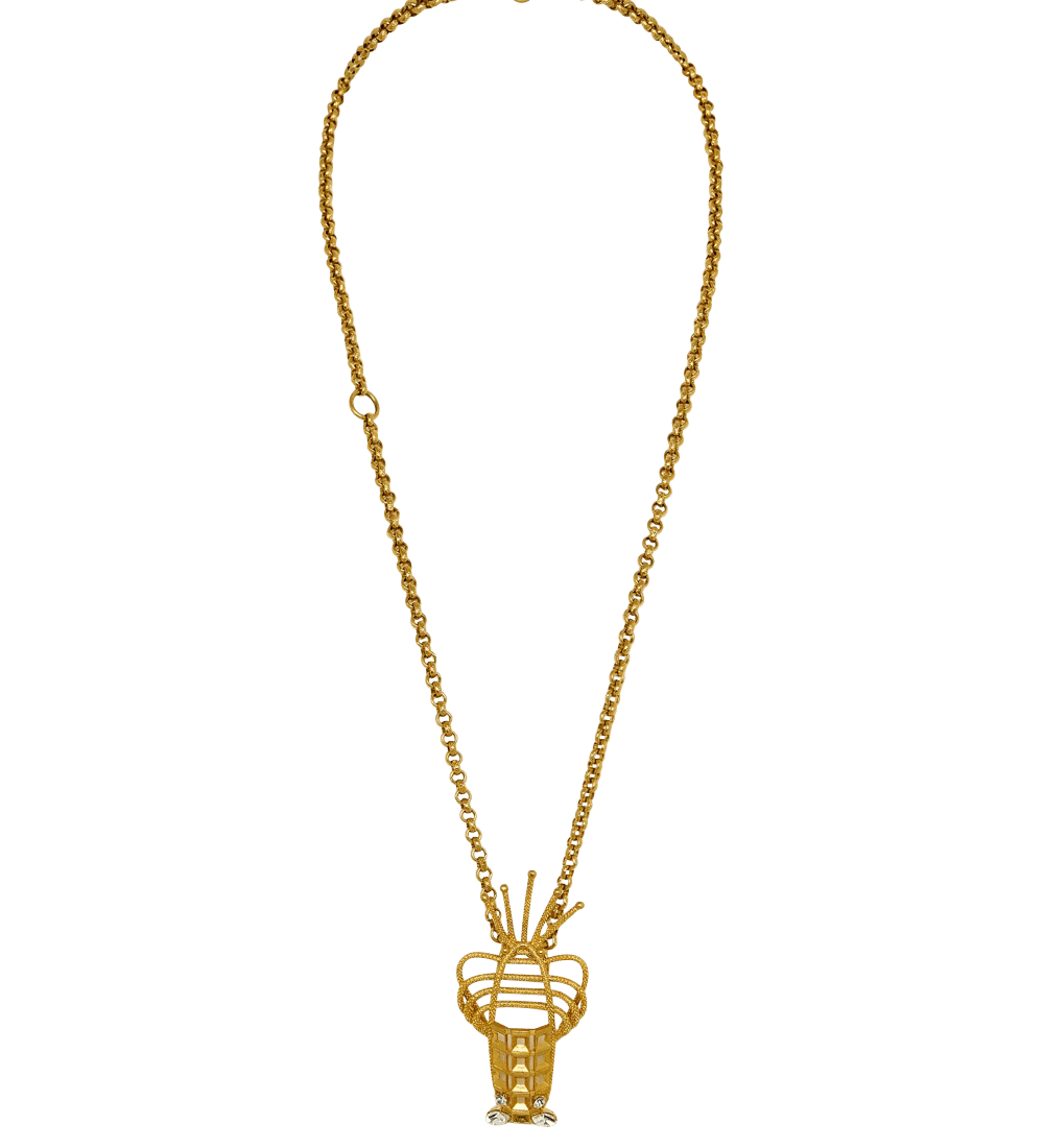 Lobster Pendant Chain Necklace Sonia Petroff