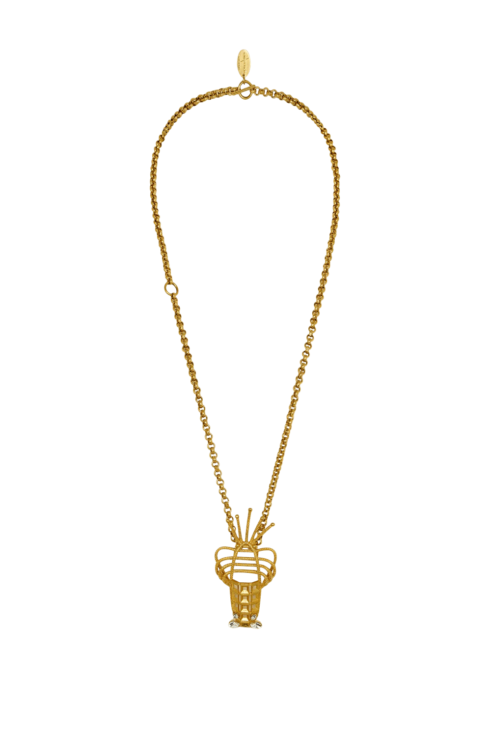 Lobster Pendant Chain Necklace Sonia Petroff 