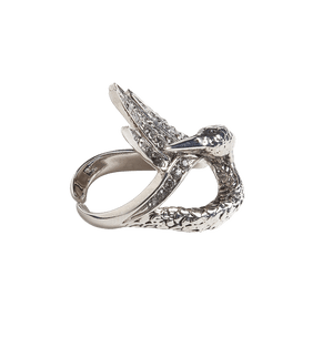 Load image into Gallery viewer, Silver Swan Luxury Ring Sonia Petroff 14 gb 
