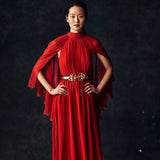 Pearl Gold Gold Swan Statement Belt - Sample
